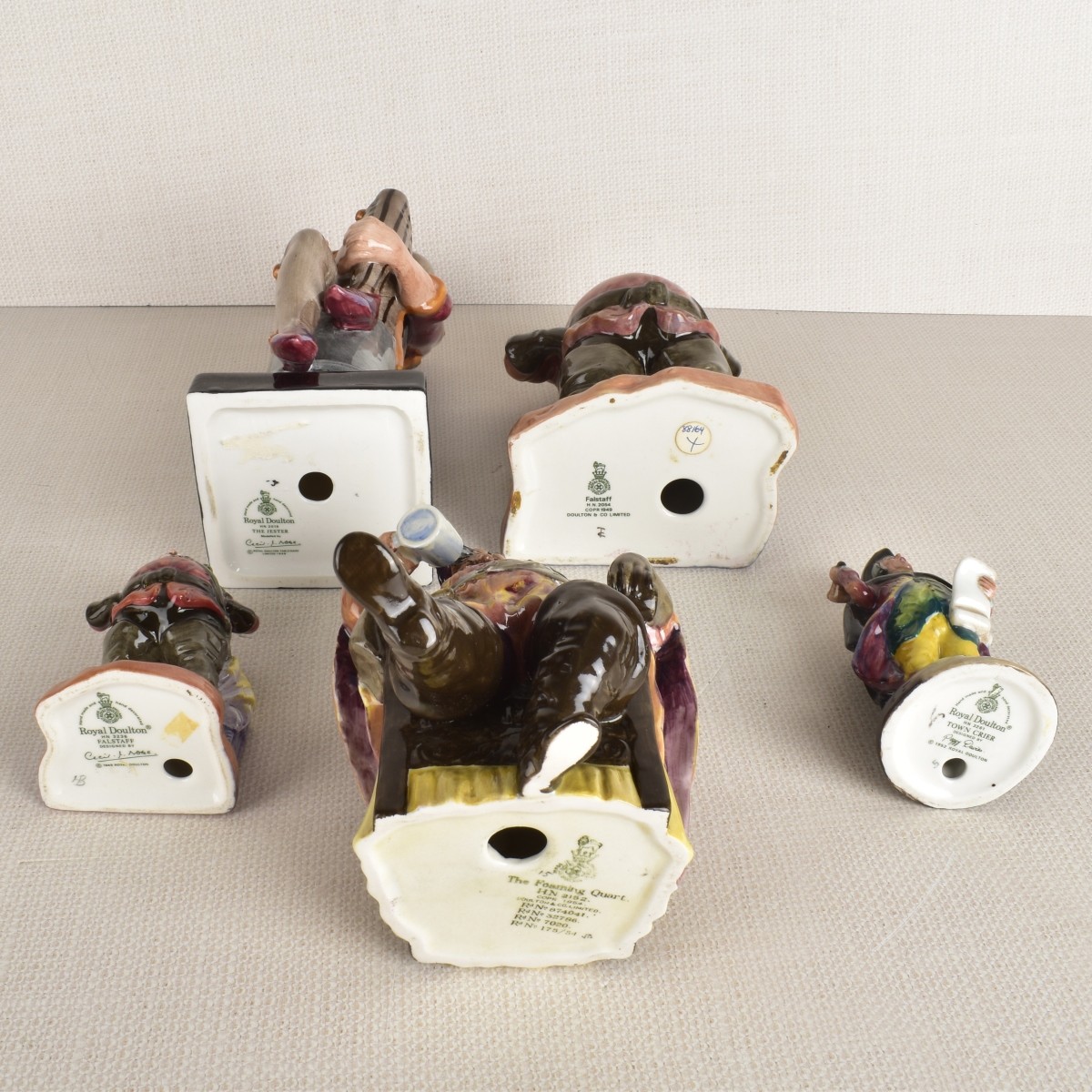 Five Royal Doulton Porcelain Figurines