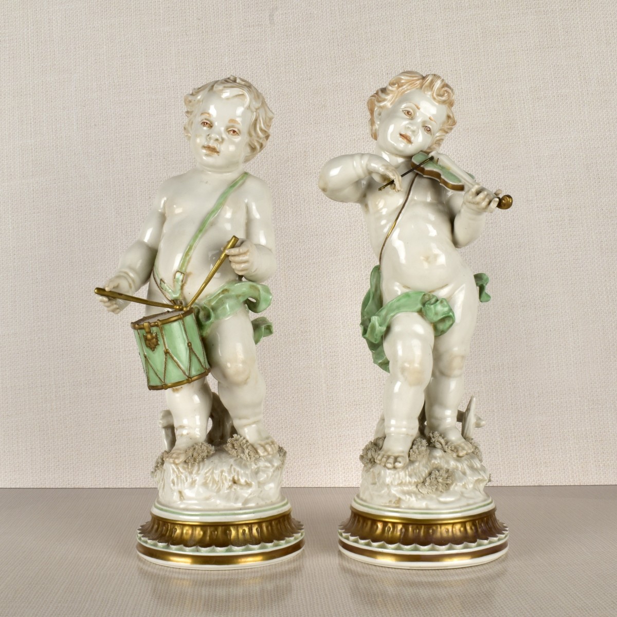 Allegorical Porcelain Figures