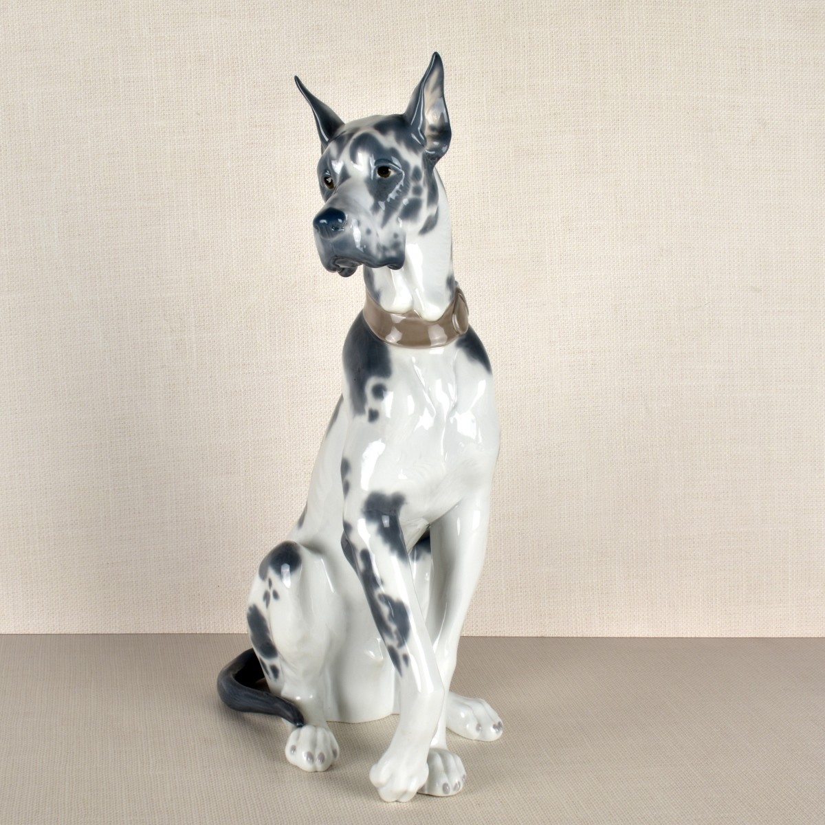 Lladro Porcelain Sculpture of a Great Dane