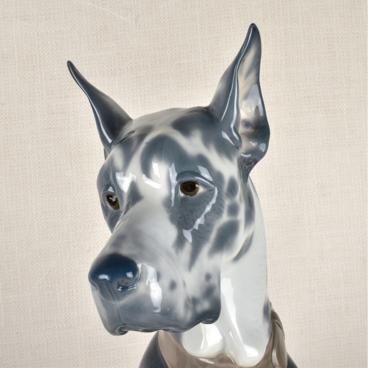 Lladro Porcelain Sculpture of a Great Dane