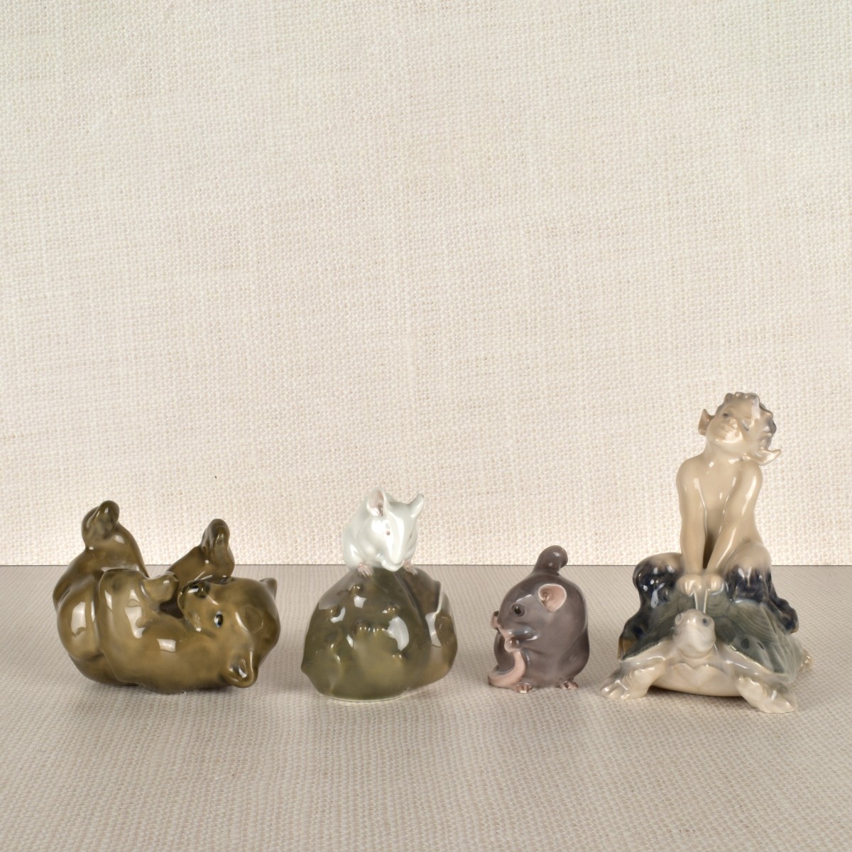 Four Royal Copenhagen Porcelain Figurines