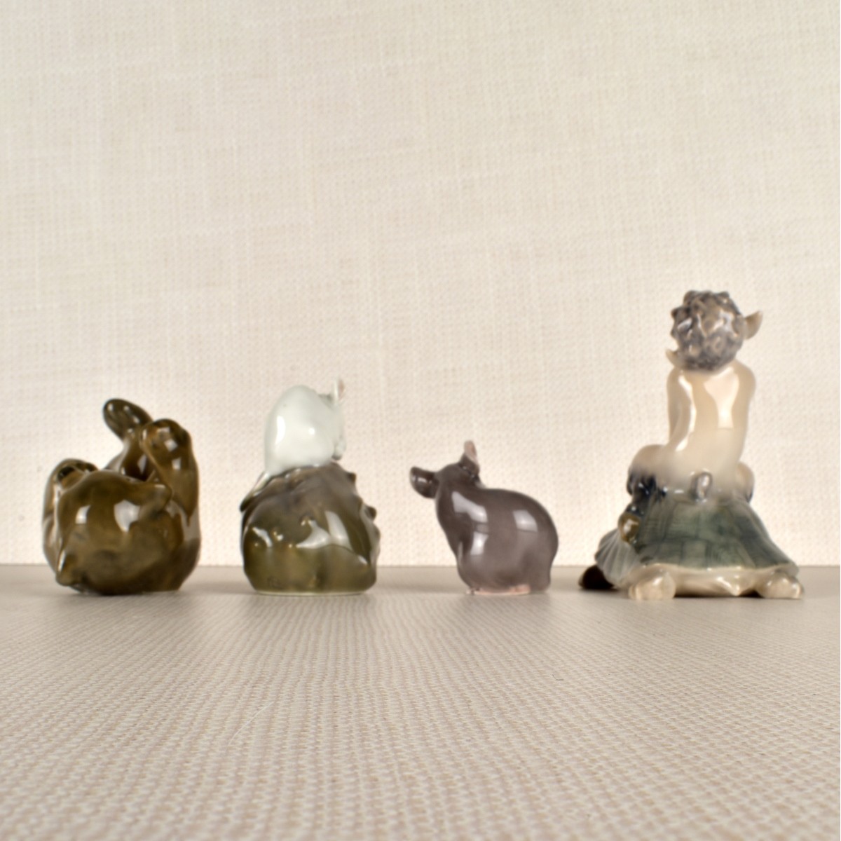 Four Royal Copenhagen Porcelain Figurines