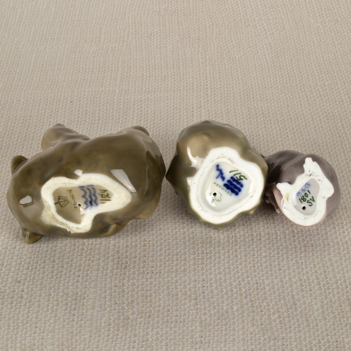 Four Royal Copenhagen Porcelain Figurines