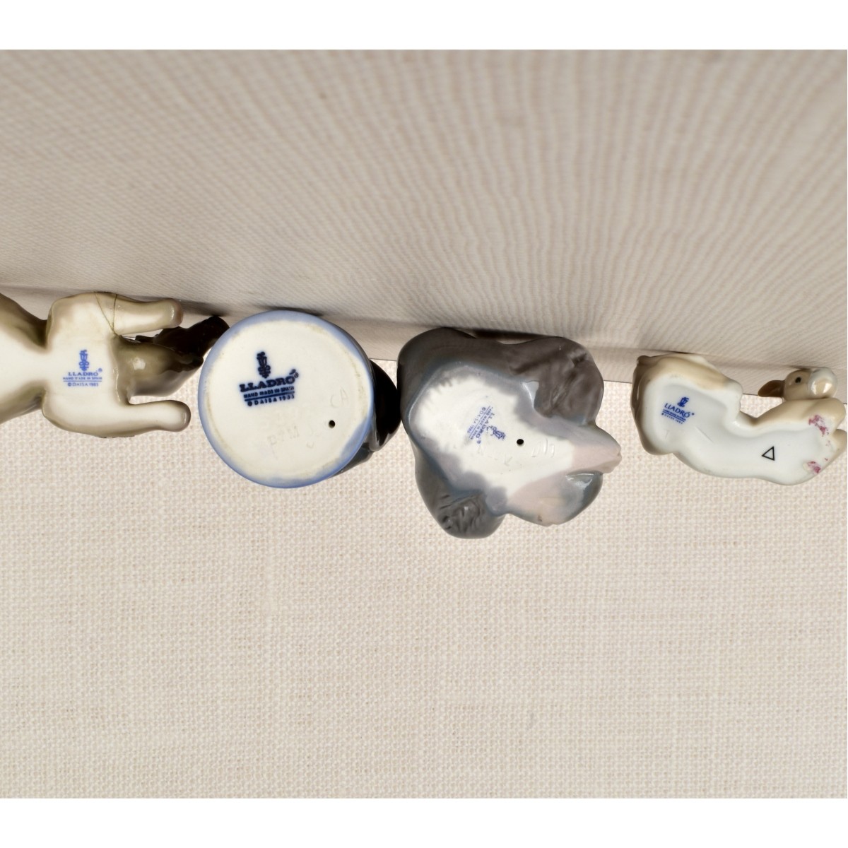 Four Lladro Porcelain Animal Figurines