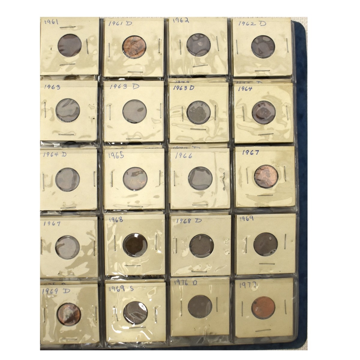 Collection of US Pennies