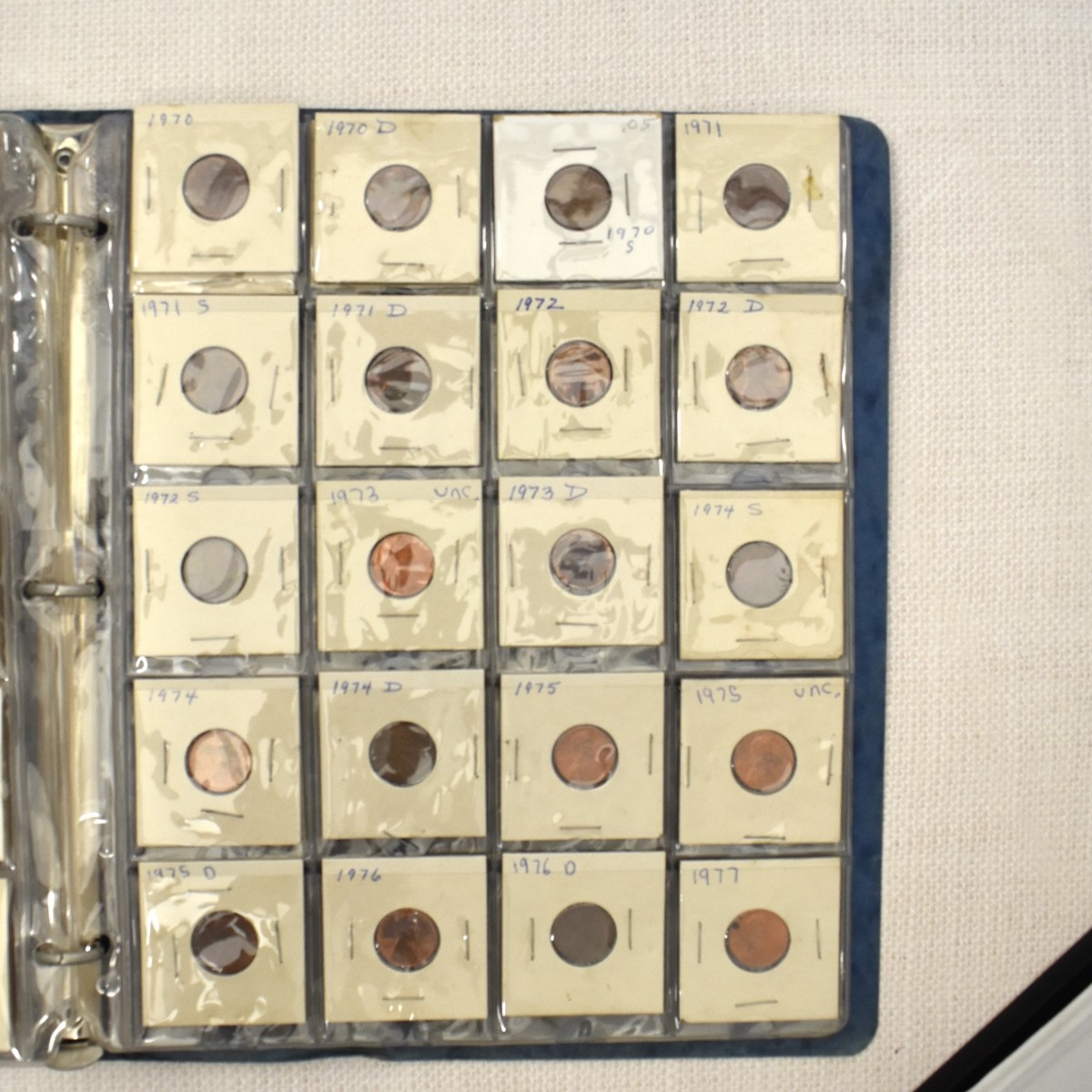 Collection of US Pennies