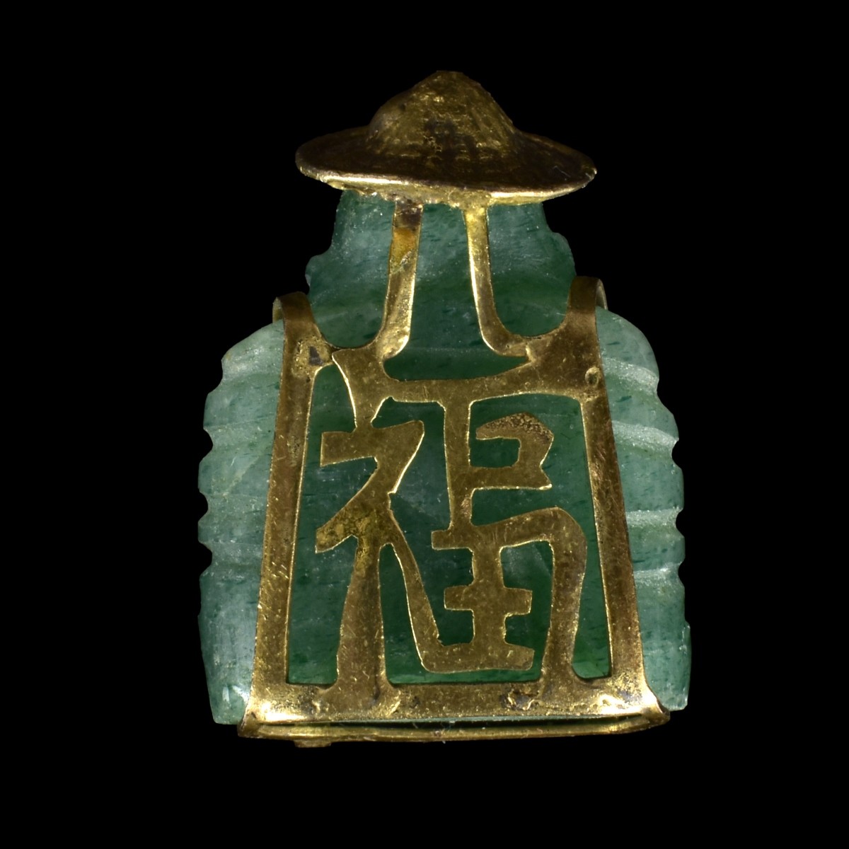 Chinese Hardstone Jewelry, 14K accent.
