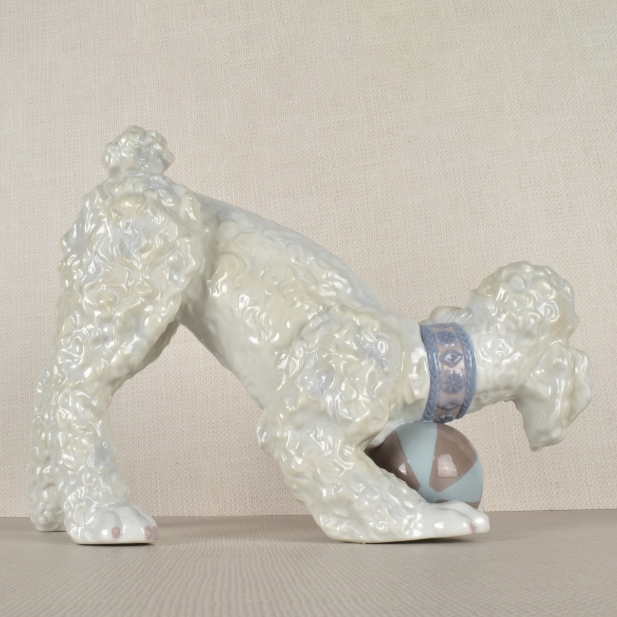 Lladro Poodle Figurine