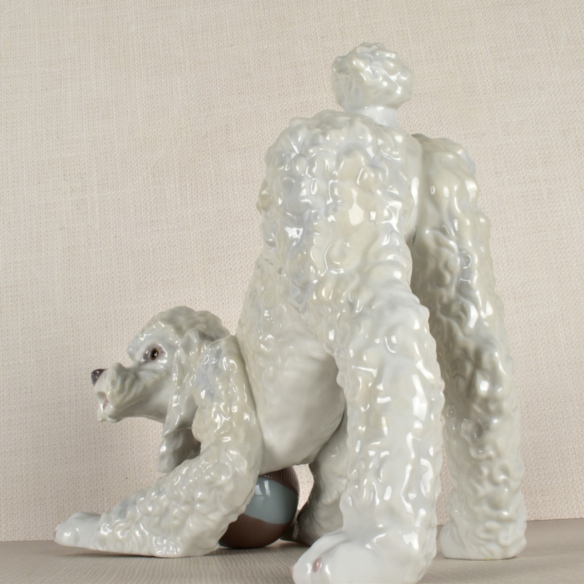 Lladro Poodle Figurine