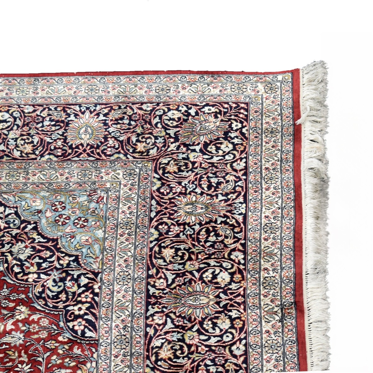 Indian Kashmiri Silk Rug
