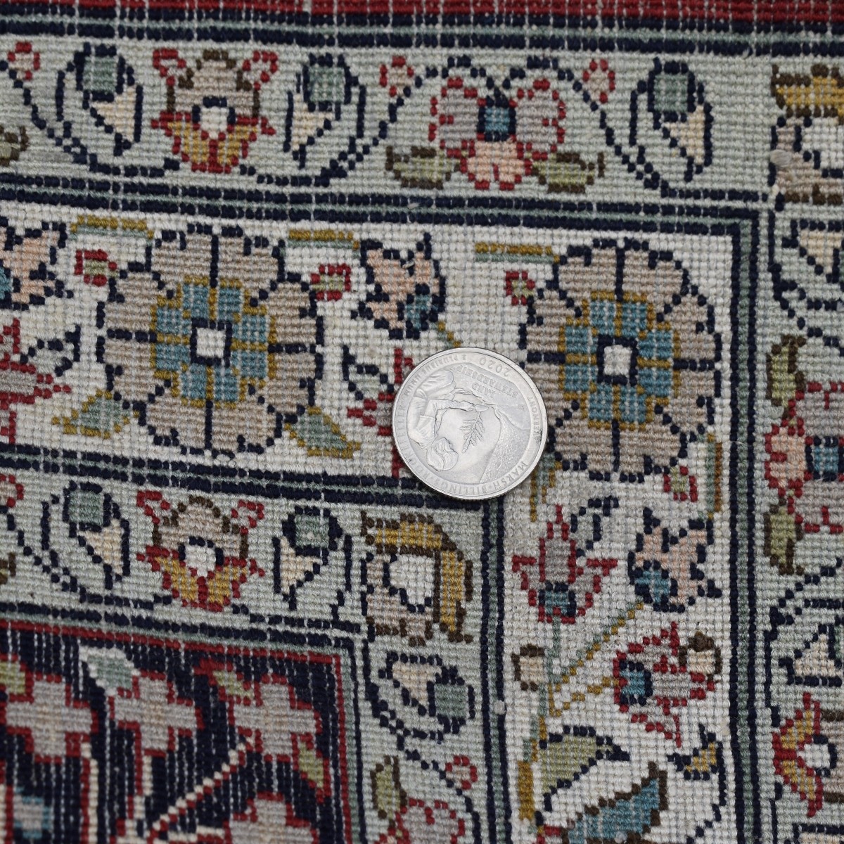 Indian Kashmiri Silk Rug