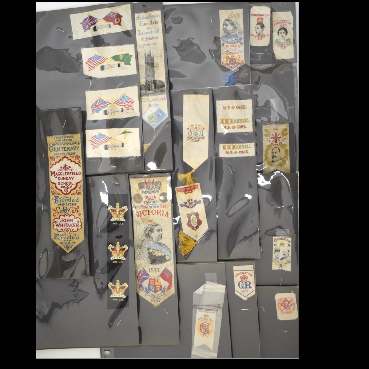 19C Embroidered Bookmarks