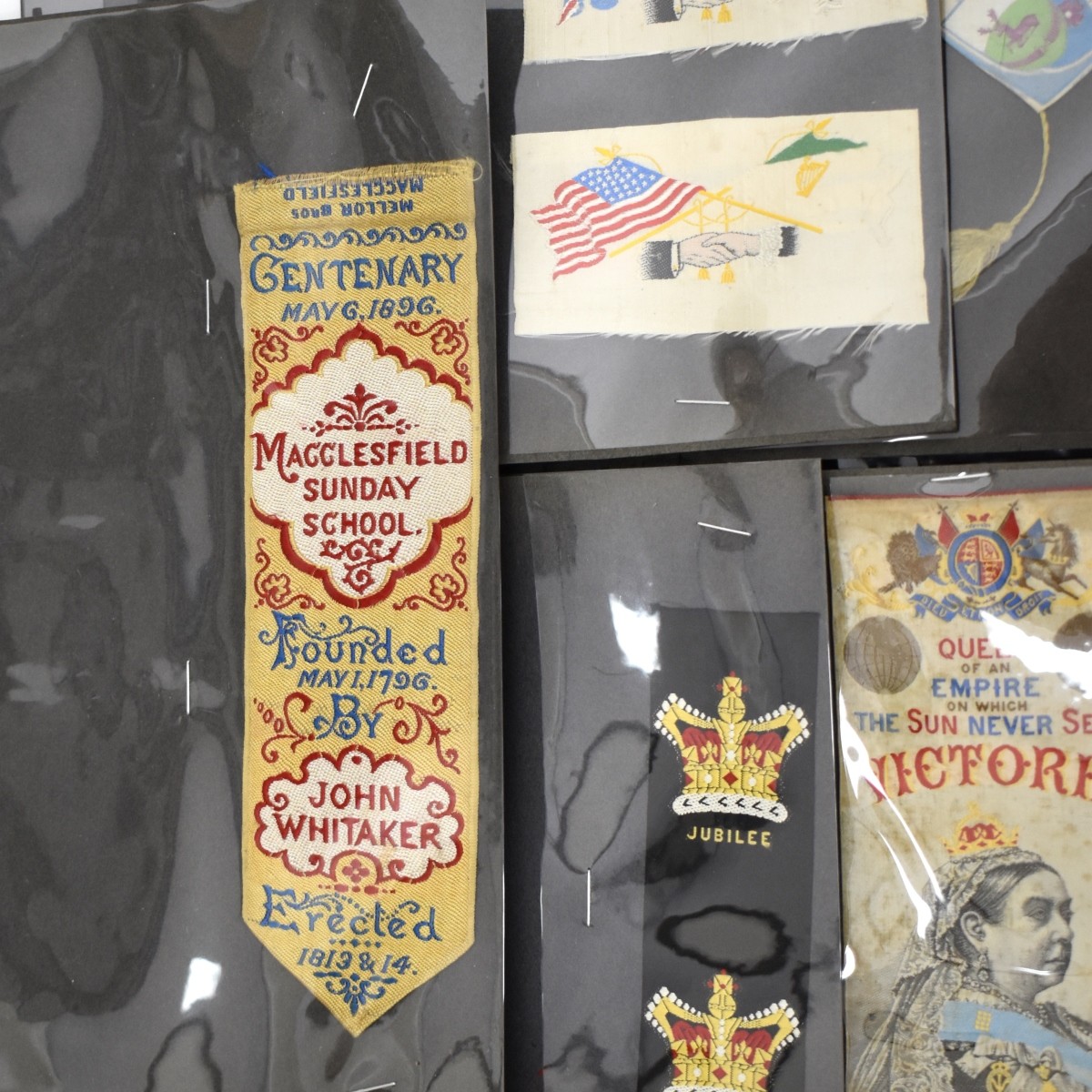 19C Embroidered Bookmarks