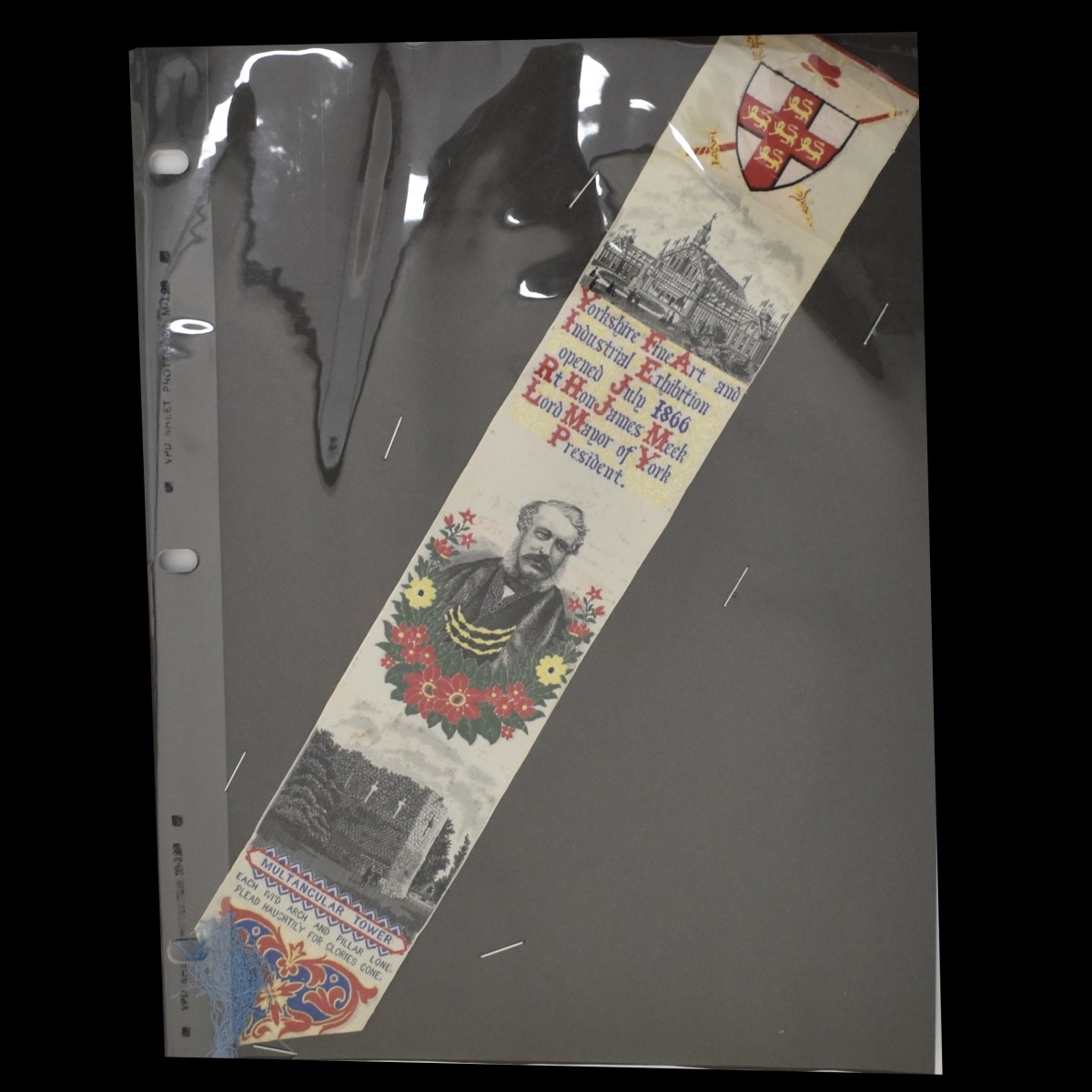 19C Embroidered Silk Bookmarks