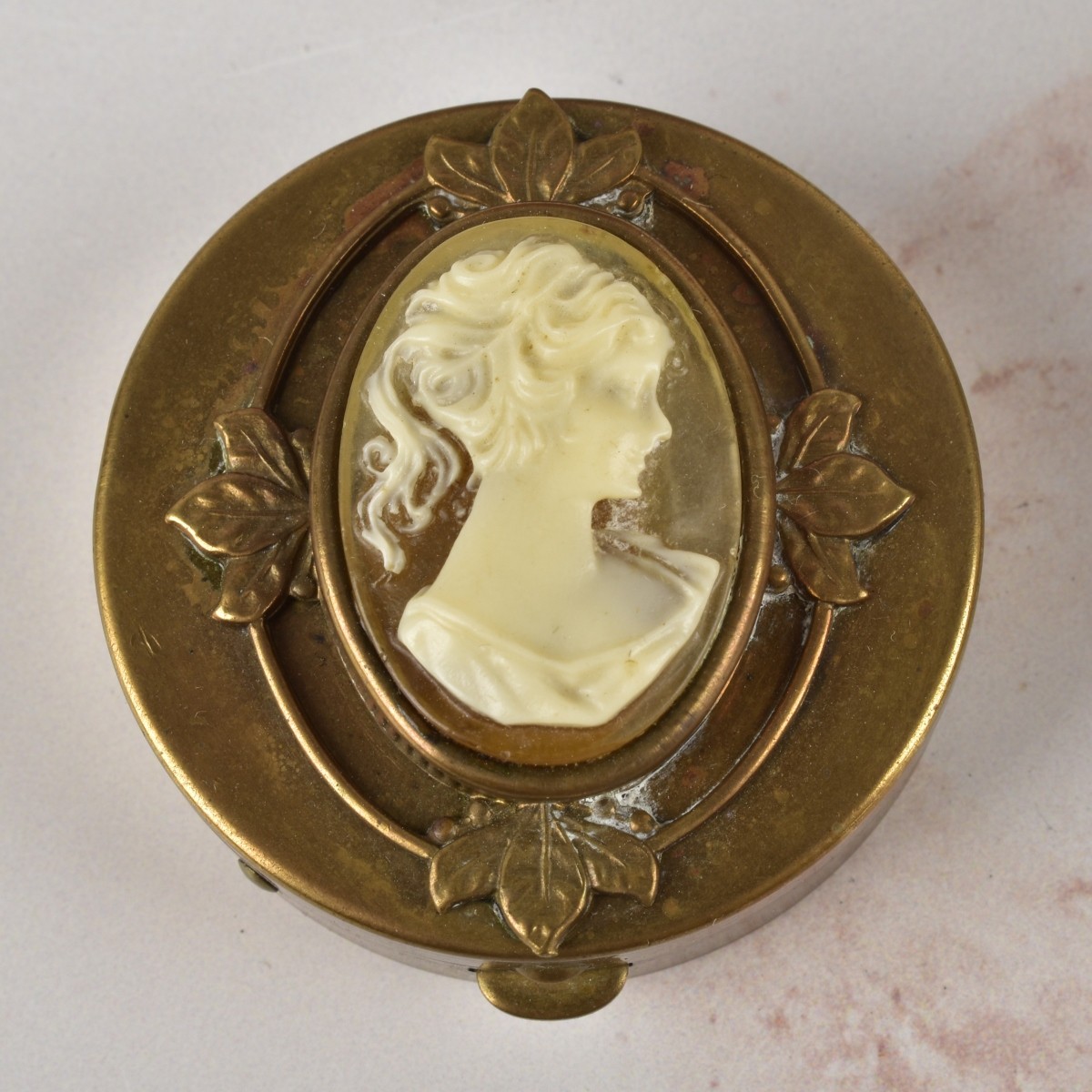 Vintage French Miniature Brass Boxes
