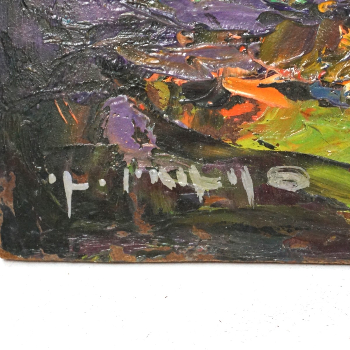 Two Oil / Masonite Landscape & Still Life