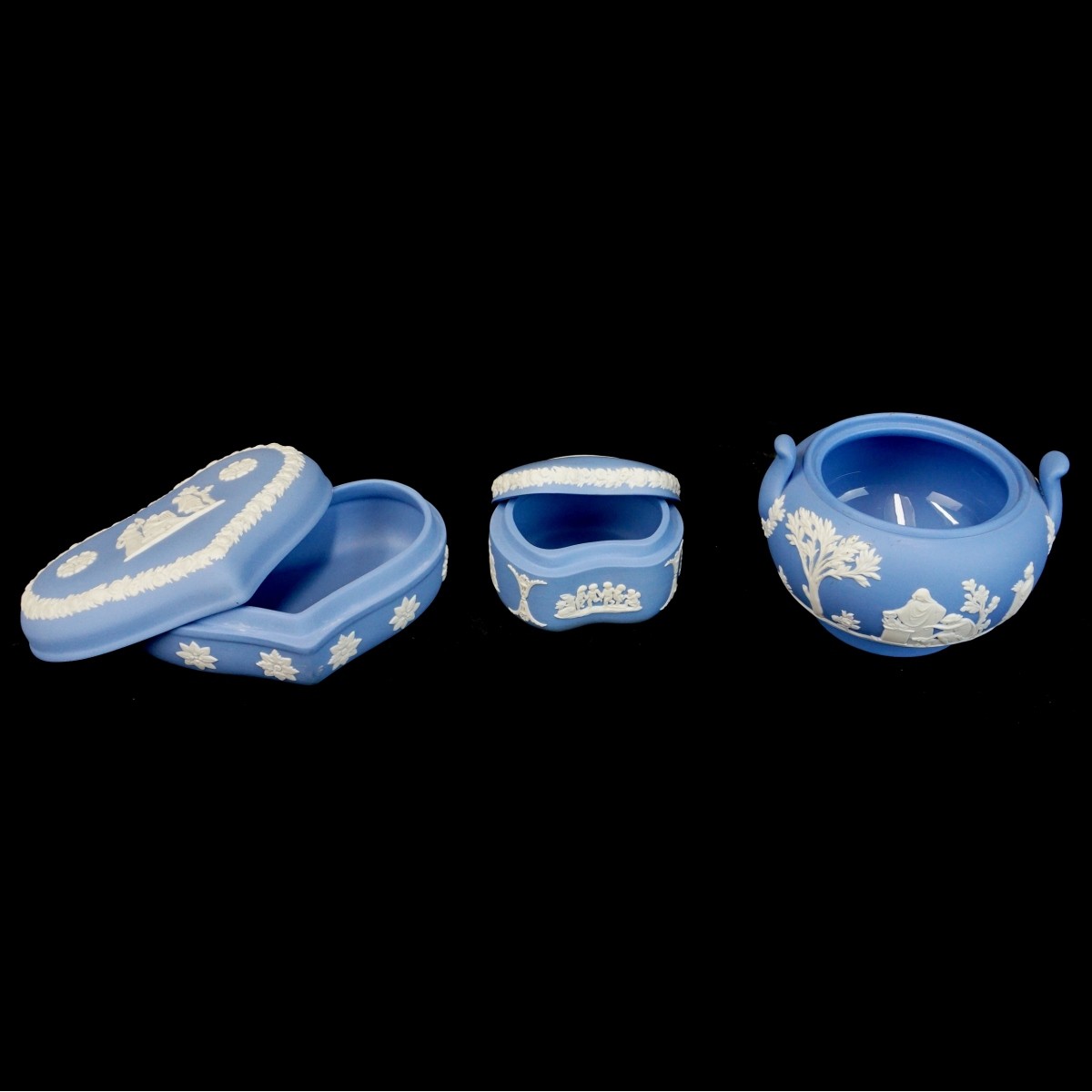 Five Wedgwood Jasperware Tableware
