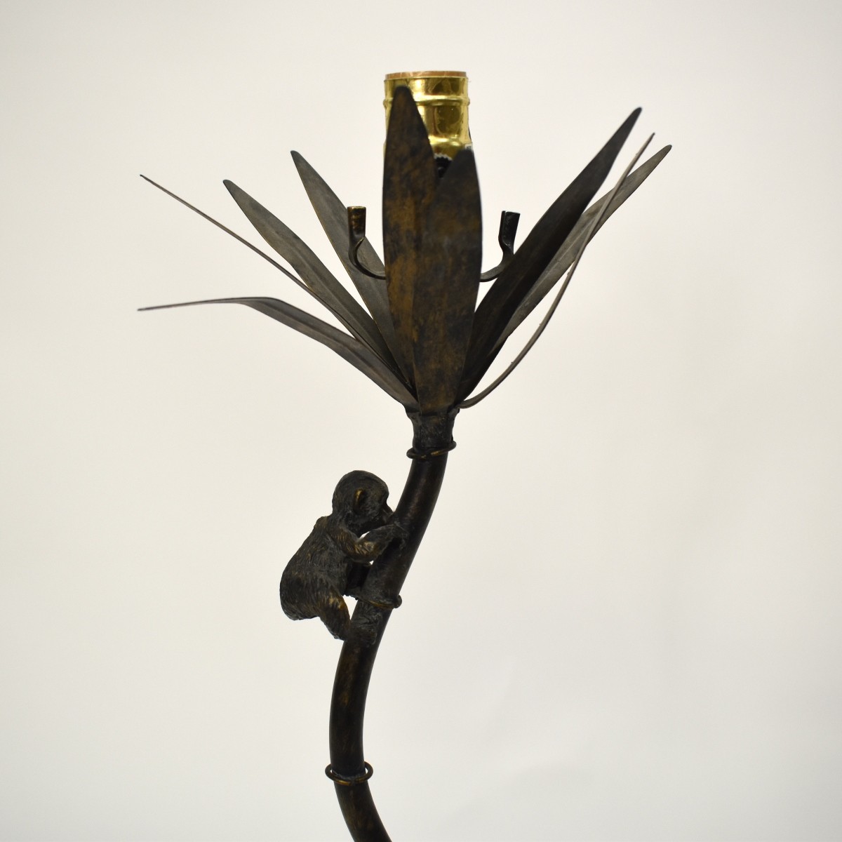 Pair Maitland Smith Monkey Lamps