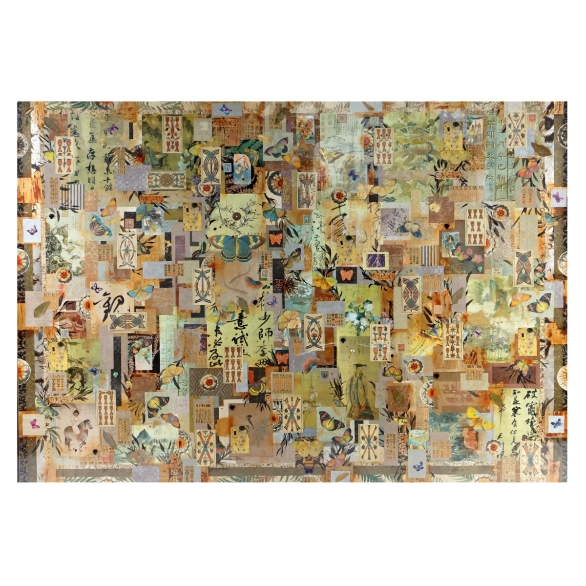 Manr: Hao Hong (Born 1965) Butterflies and Stamps