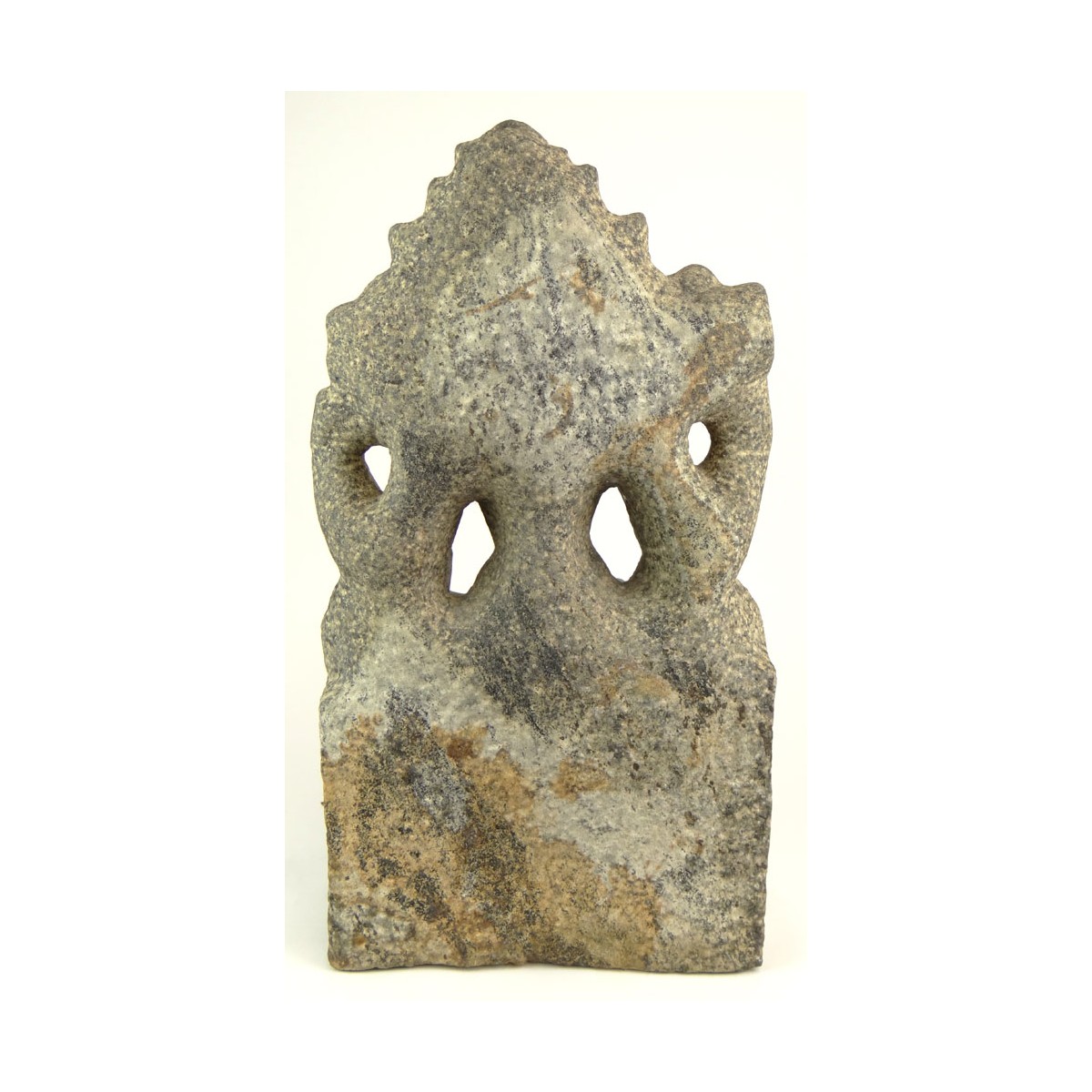 Antique Carved Schist Stele Brahmani