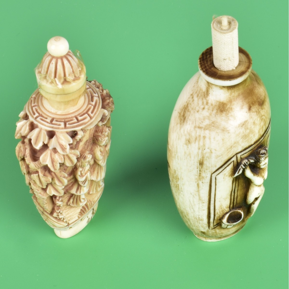 Two Antique Chinese Snuff Bottles