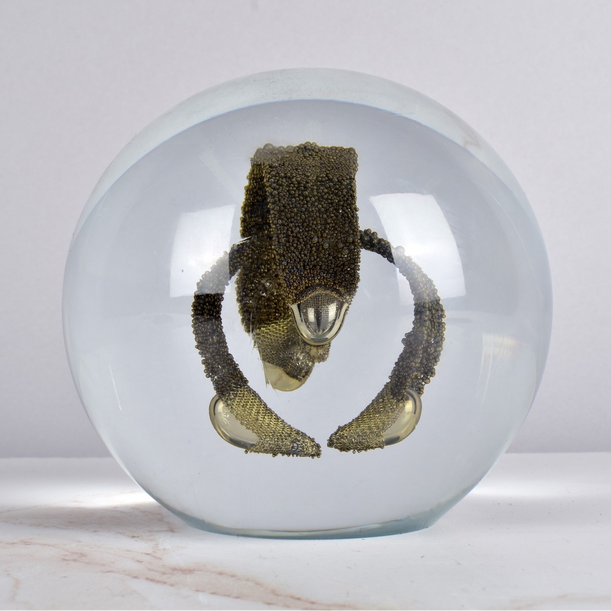 Vintage Czech Bohemian Paperweight