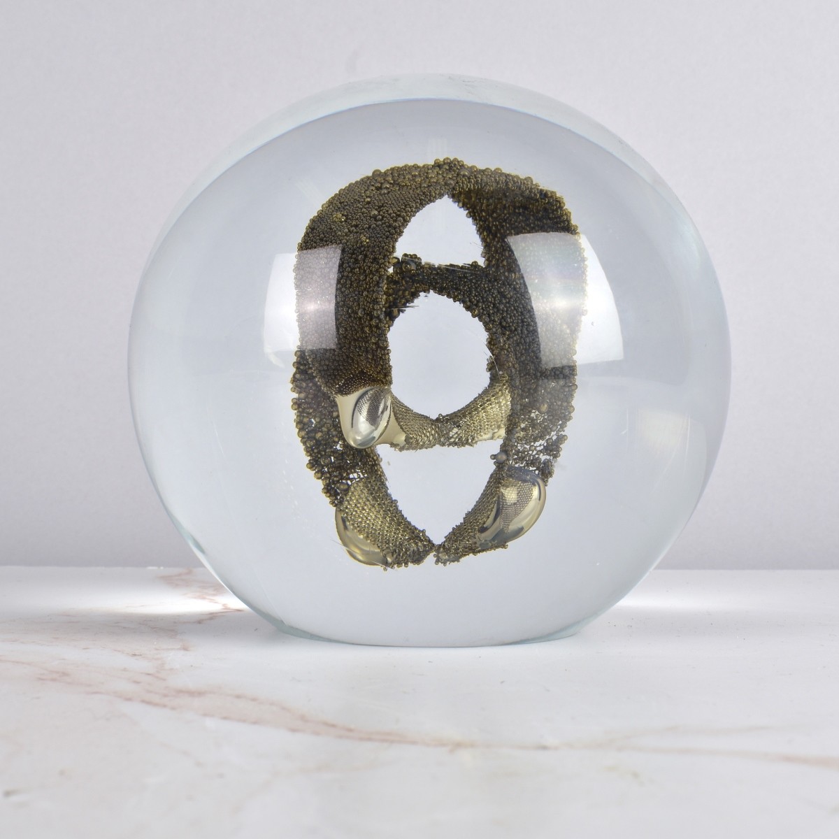 Vintage Czech Bohemian Paperweight