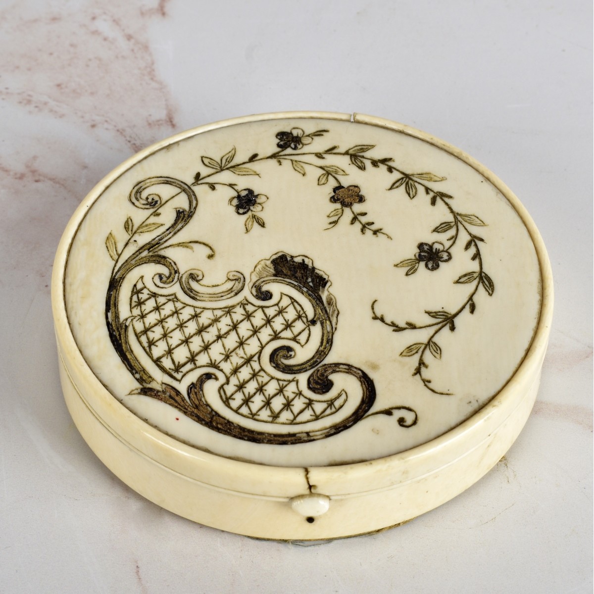 Antique French Napoleonic Inlaid Box