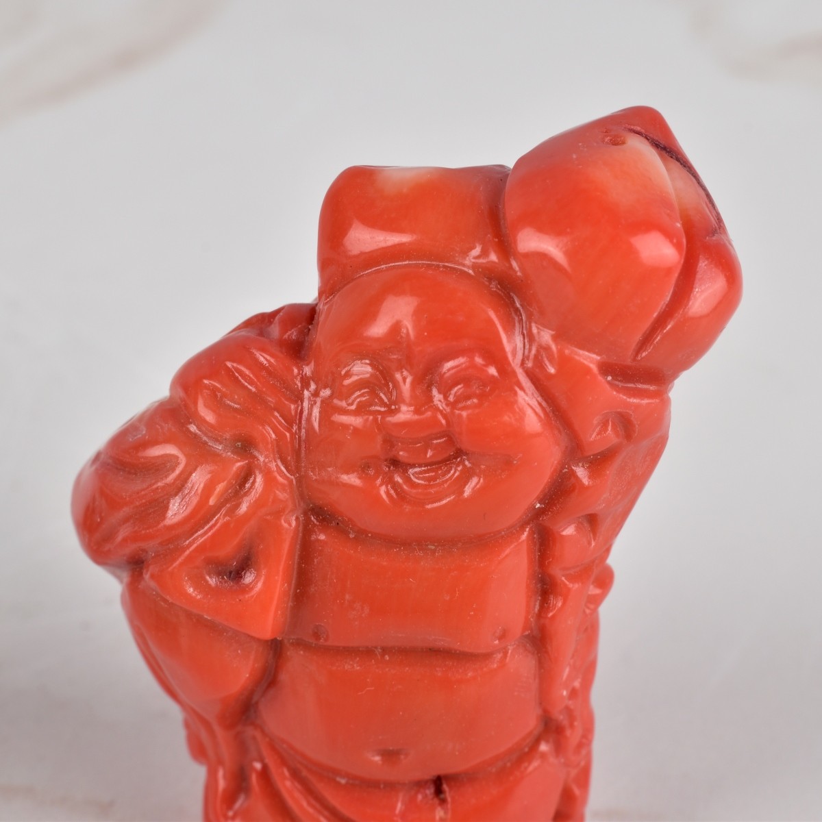 Antique Chinese Coral Figurines