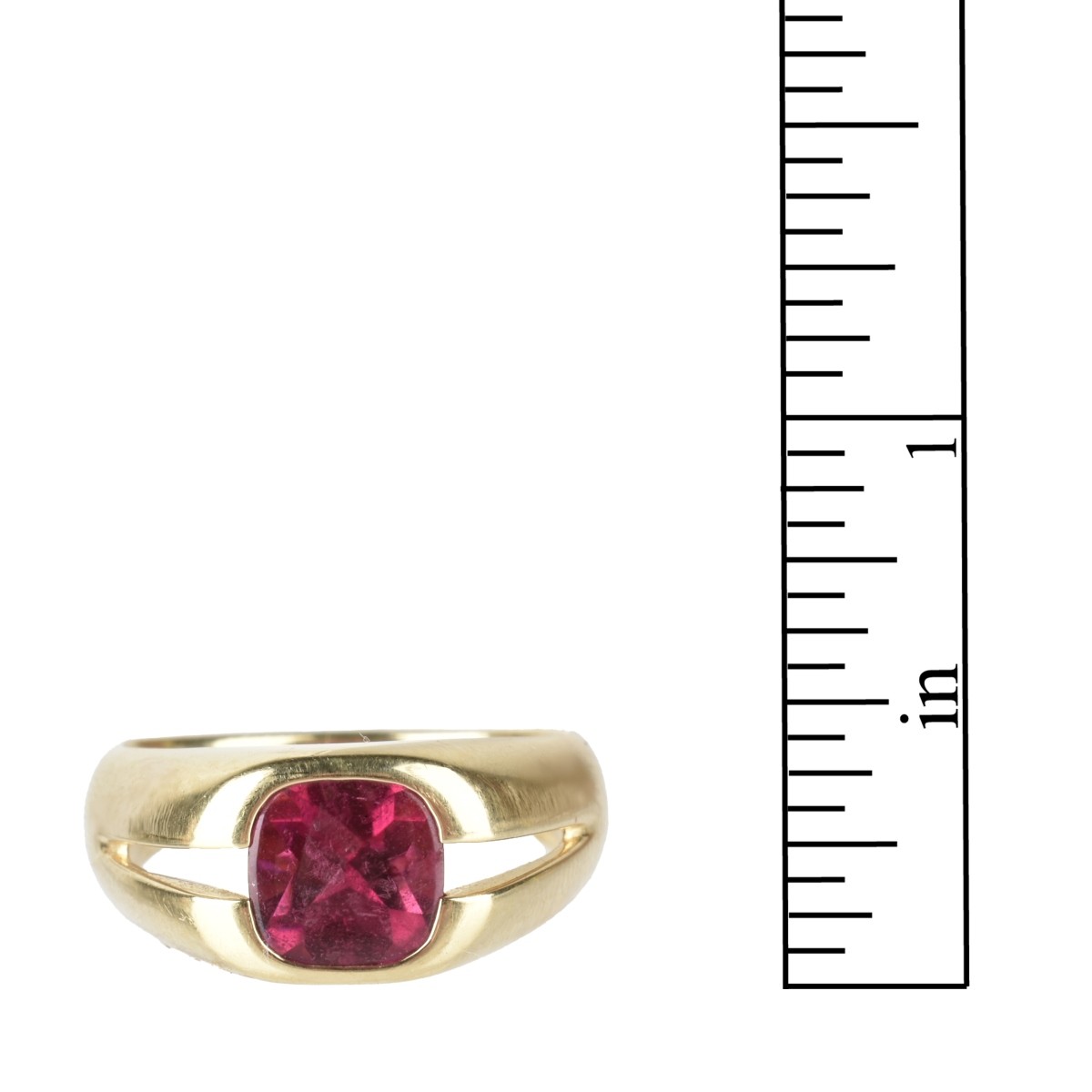 Tiffany & Co Rubelite and 18K Ring
