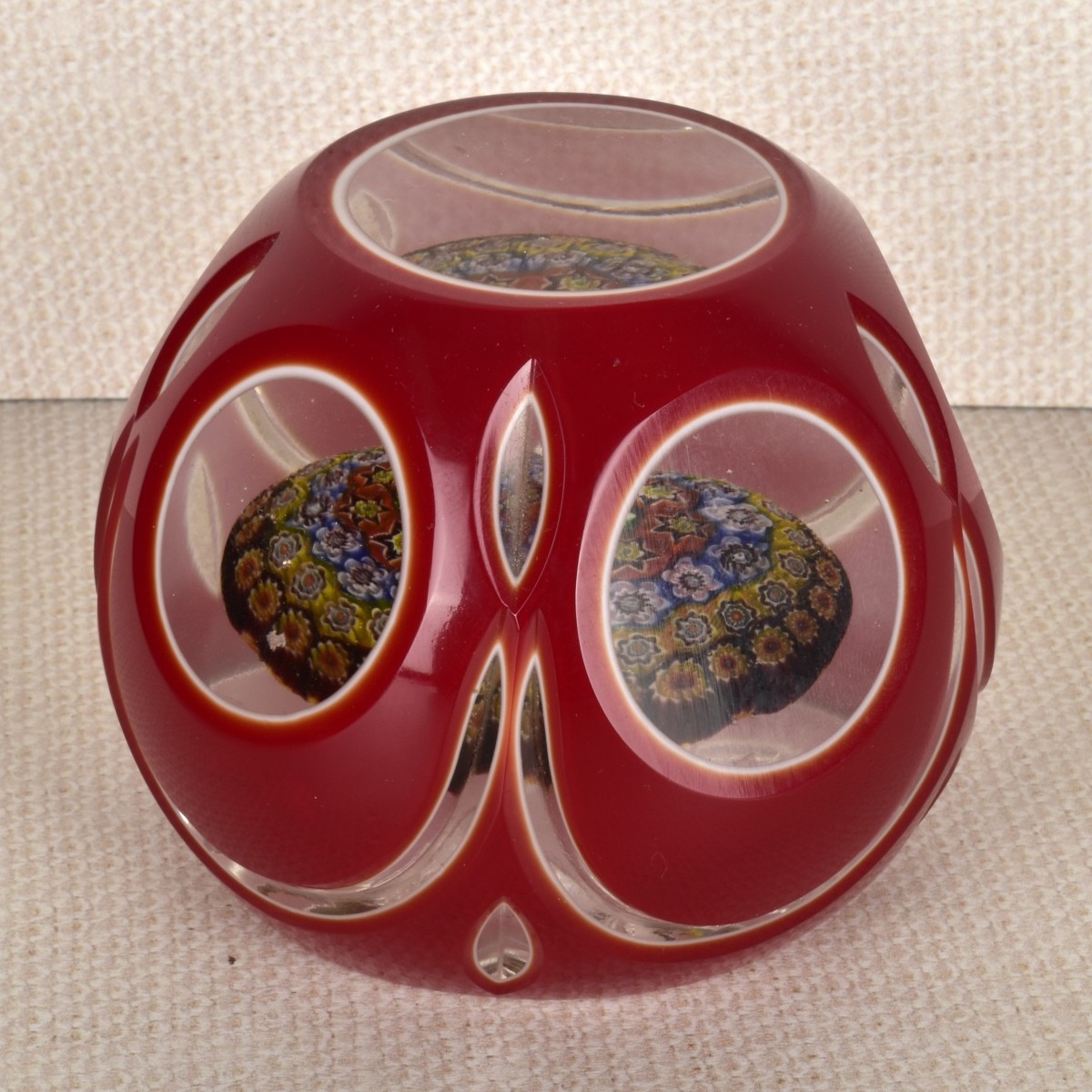 Murano Millefiori Paperweight