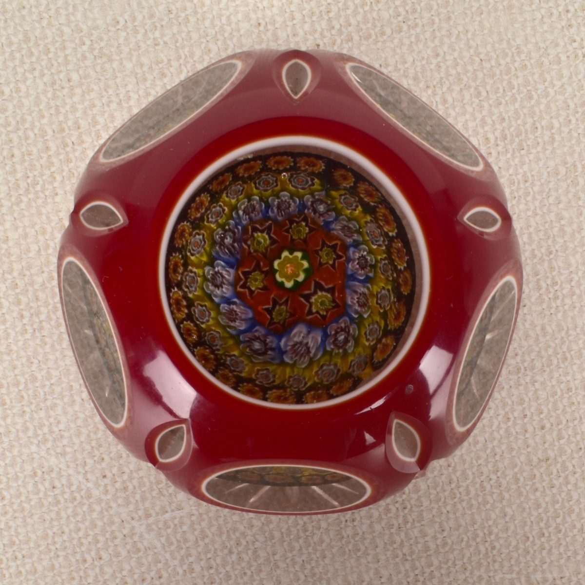 Murano Millefiori Paperweight