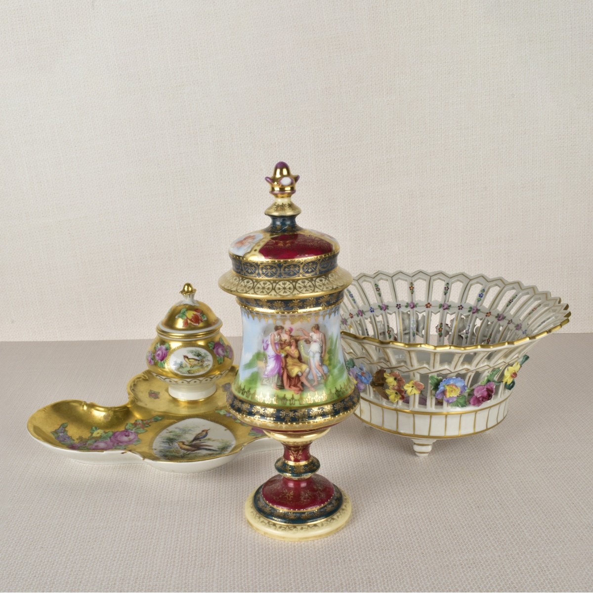 Collection of German Porcelain Pieces