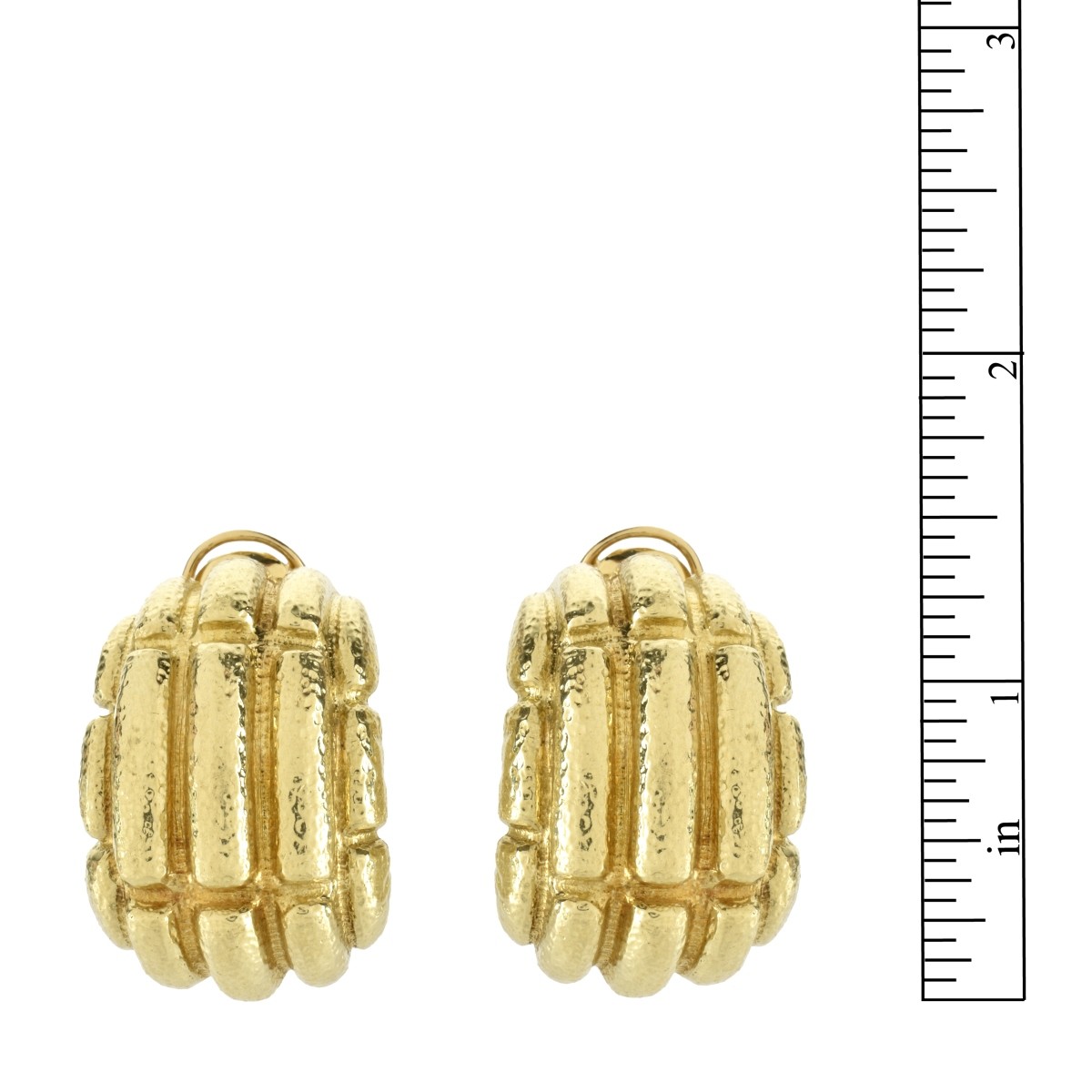 David Webb 18K Earrings