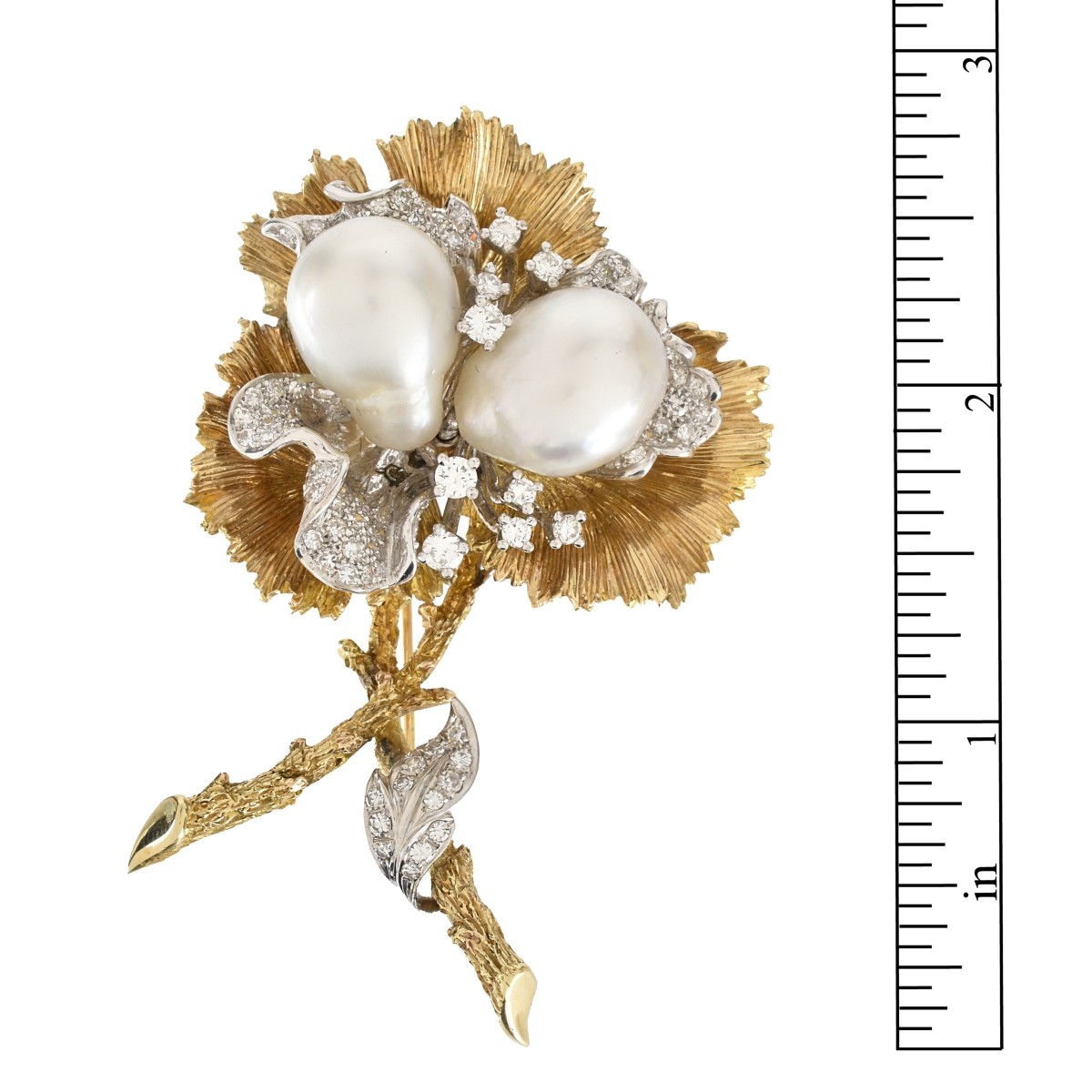 Tiffany & Co Diamond and 18K Brooch