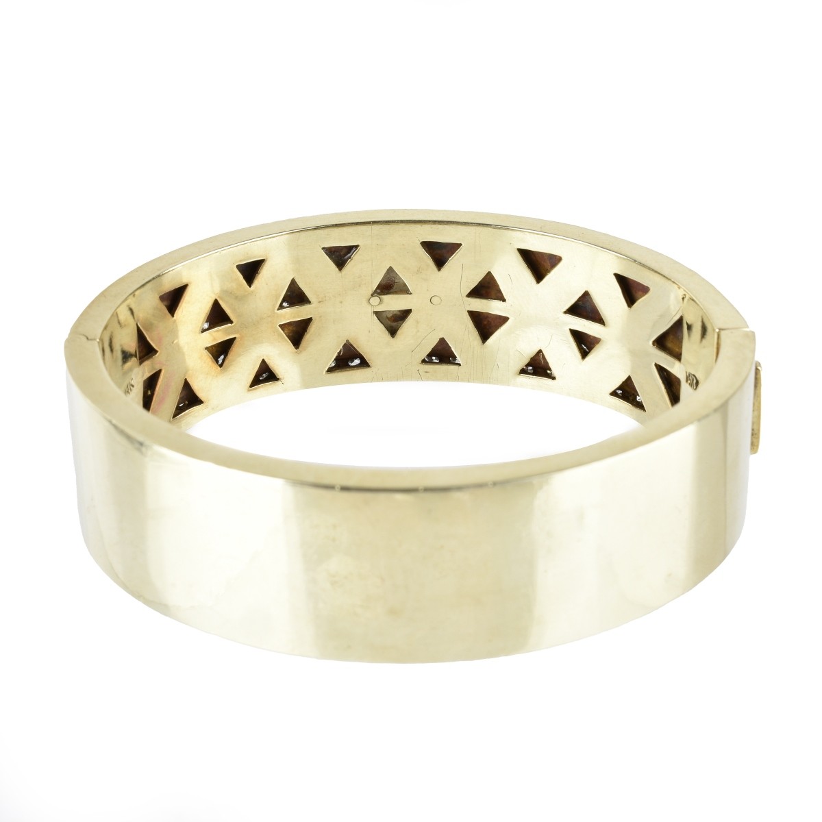 Diamond, Enamel and 14K Bracelet