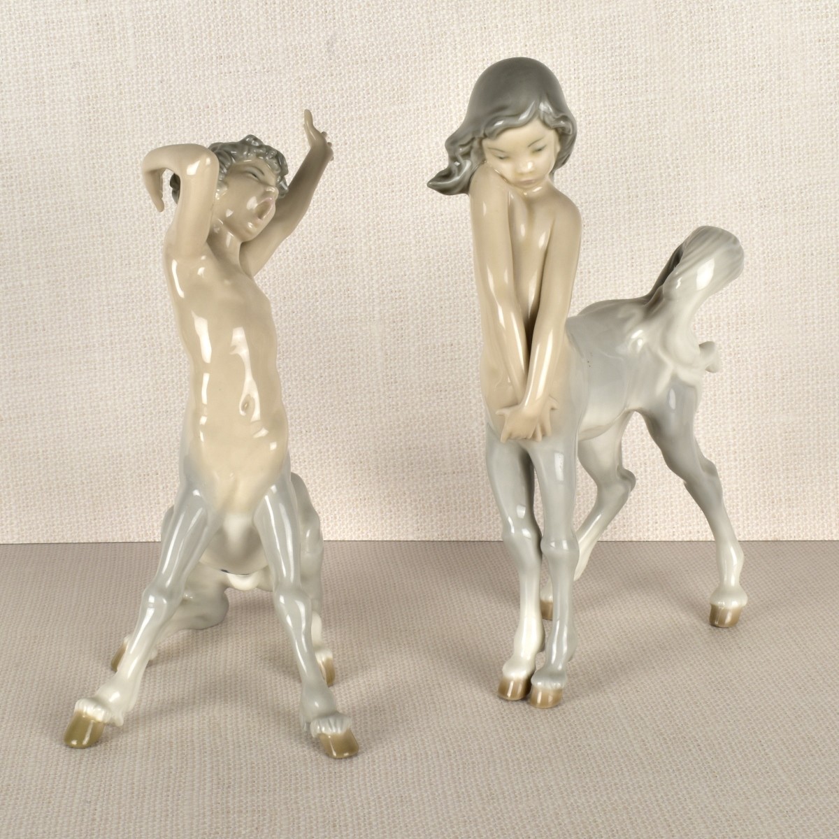 Lladro Porcelain Centaurs