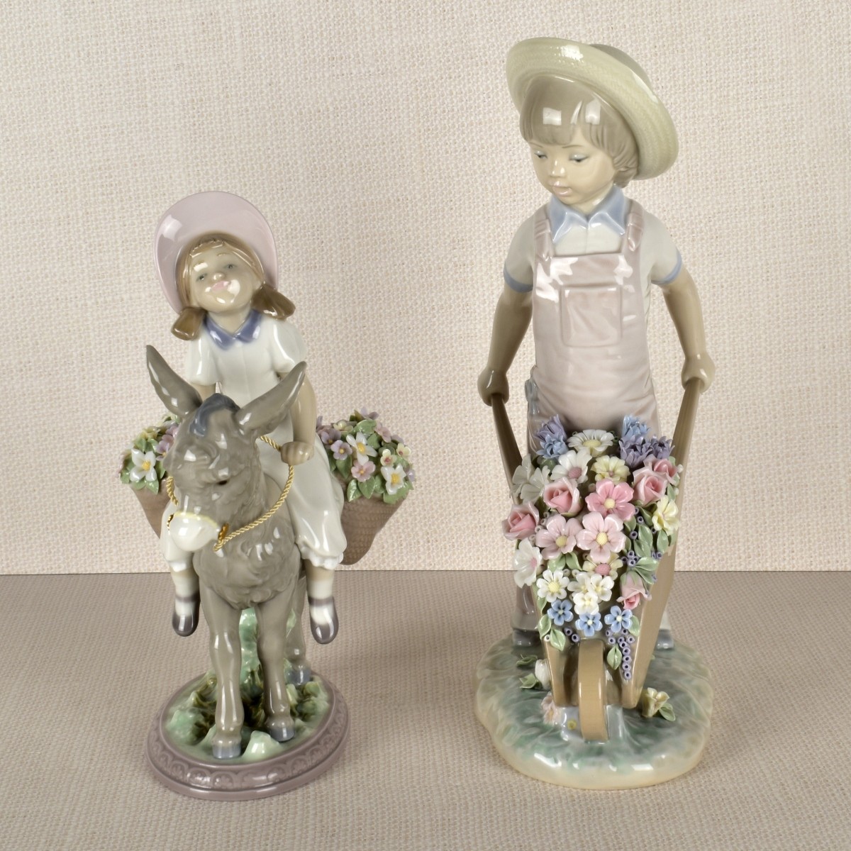 Lladro Porcelain Figures of Children