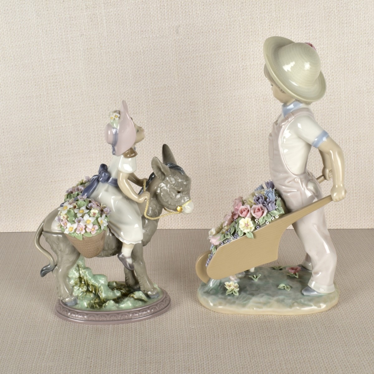 Lladro Porcelain Figures of Children