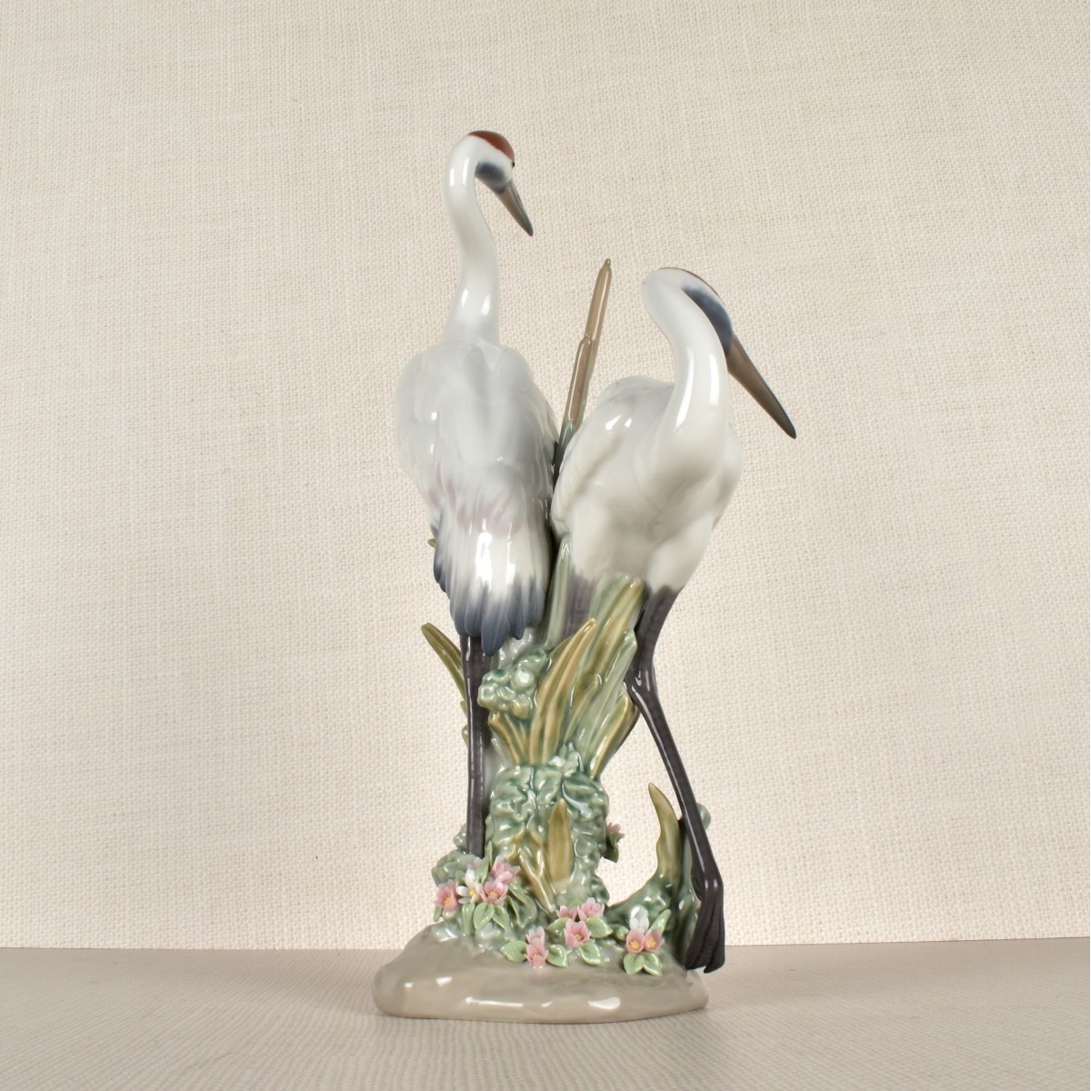 Lladro Porcelain Figurine of Cranes