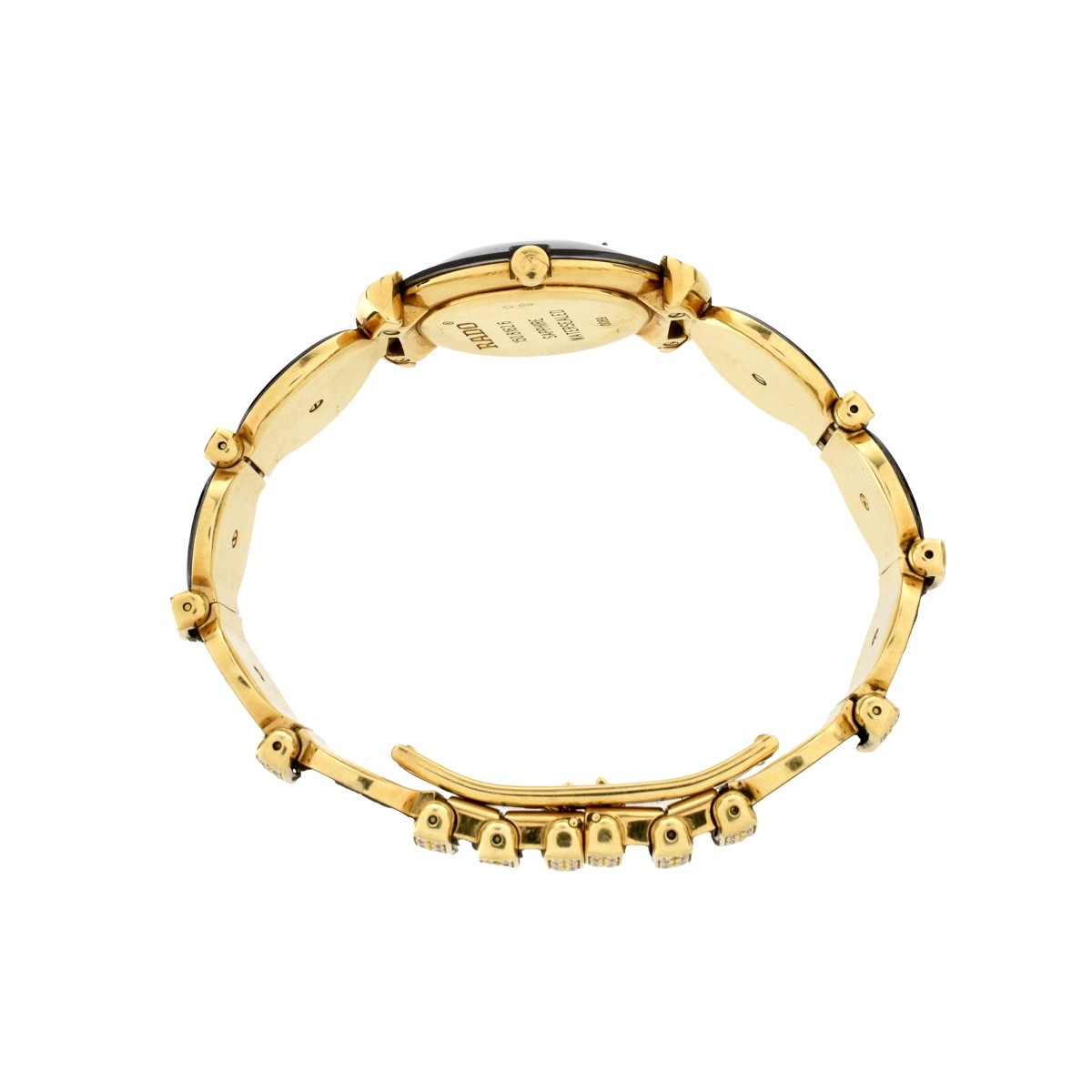 Rado Diamond, Onyx and 18K Watch