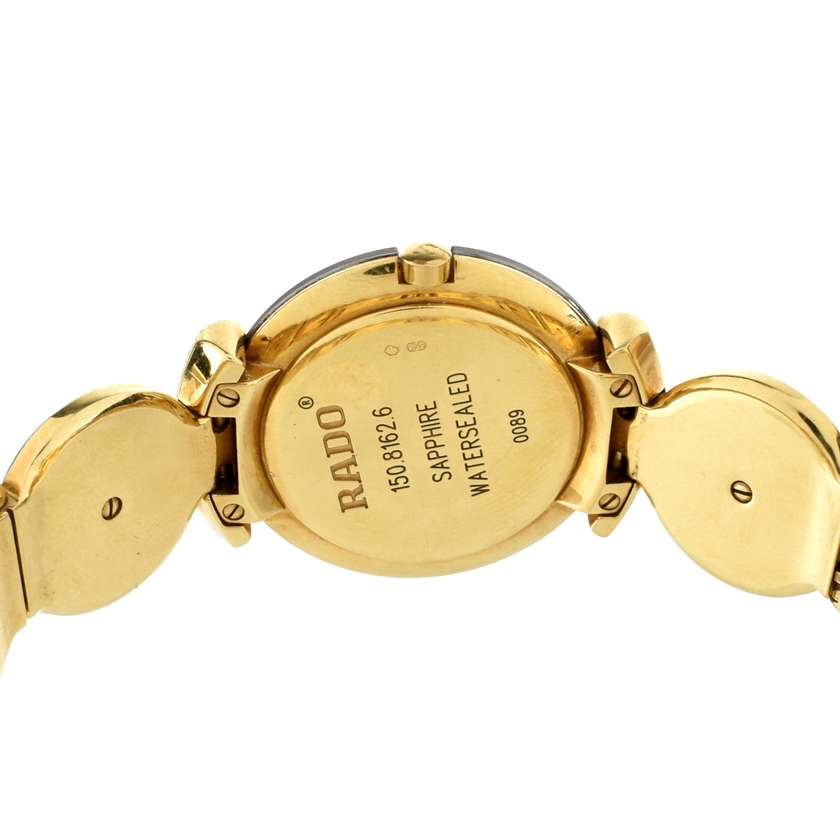 Rado Diamond, Onyx and 18K Watch