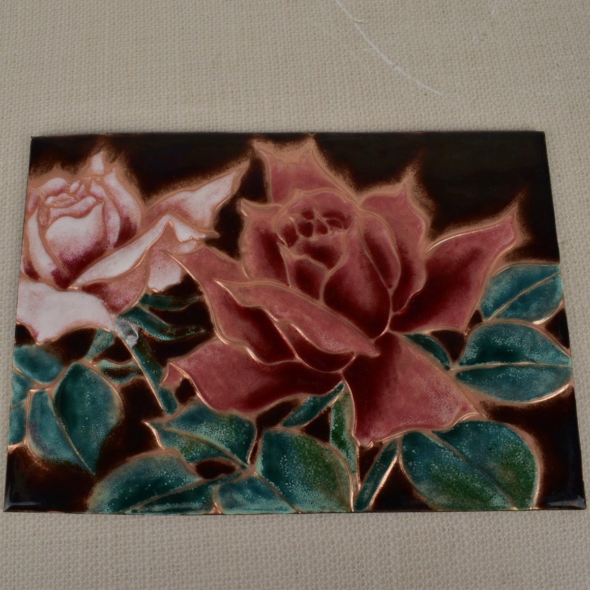 Three (3) Japanese Cloisonne Items