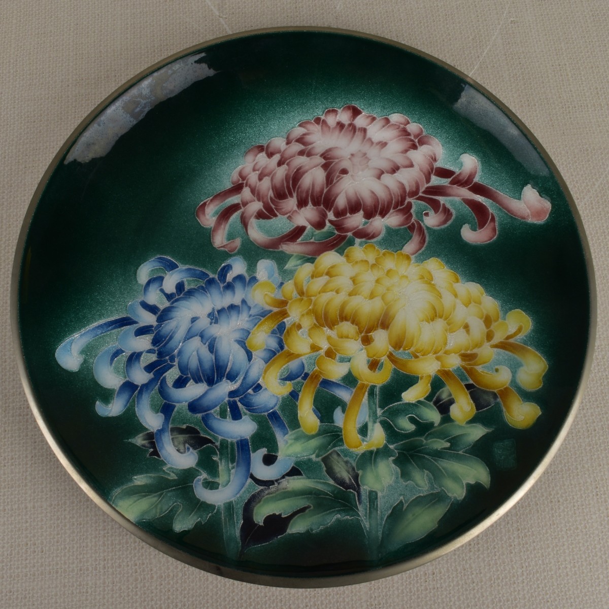 Three (3) Japanese Cloisonne Items