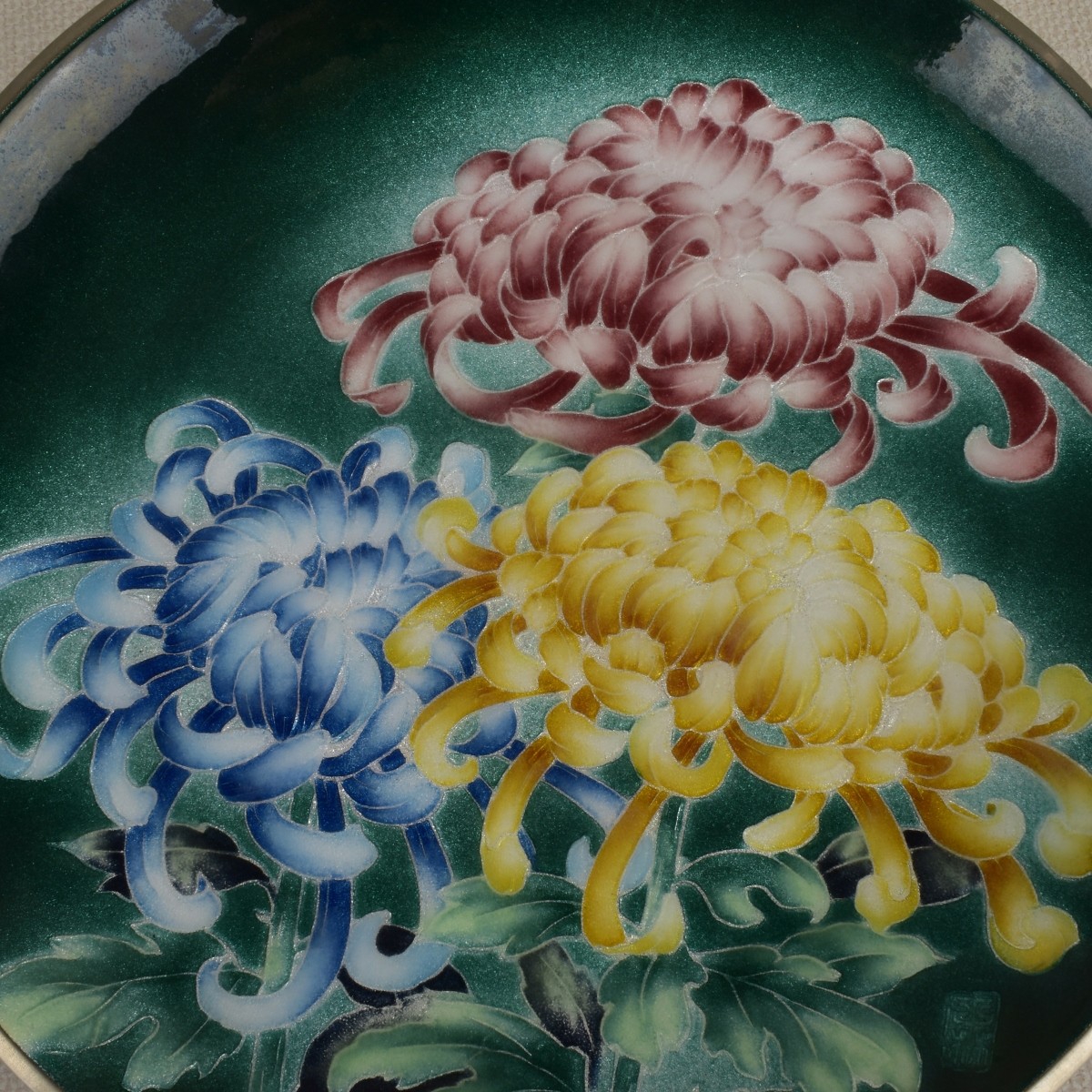 Three (3) Japanese Cloisonne Items