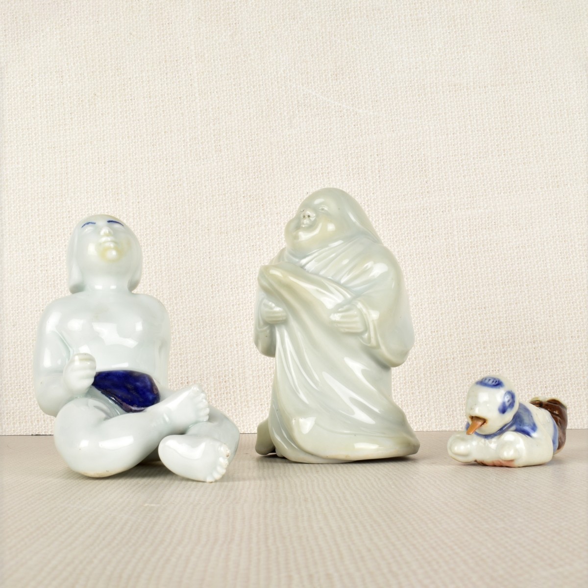 Three (3) Chinese Porcelain Figures