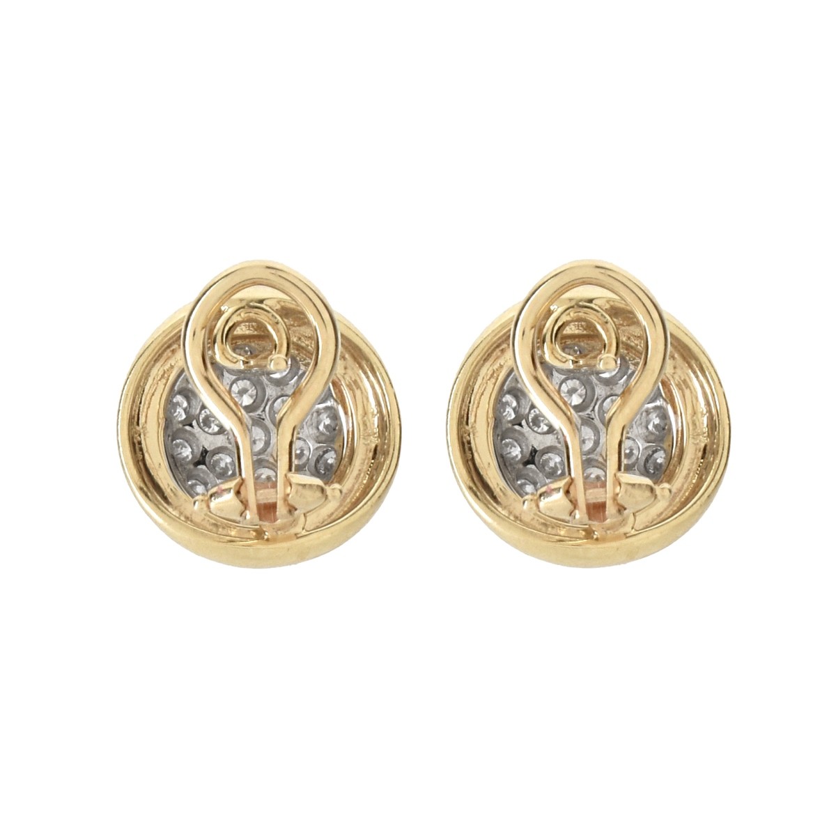 Diamond and 14K Earrings