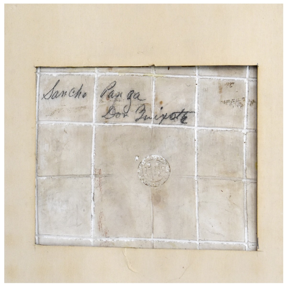 Framed Painting of Don Quixote