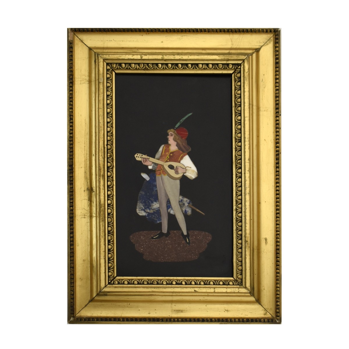 Italian Pietra Dura Plaque
