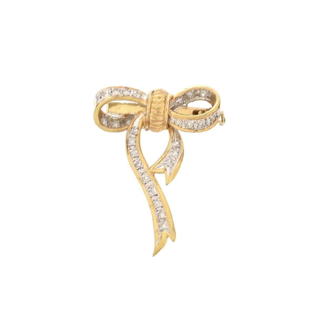 Diamond and 14K Pendant